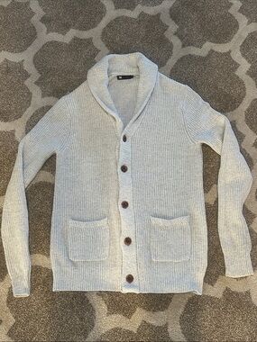 Le 31 Shawl Collar Button-Front Sweater Cardigan